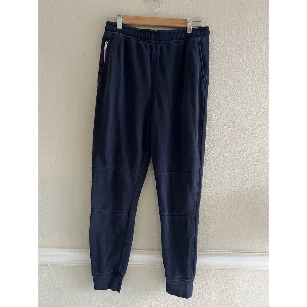 FOURLAPS Mens M Dark Navy Blue RE-UP Athletic Rush Sweatpants Joggers Athleisure